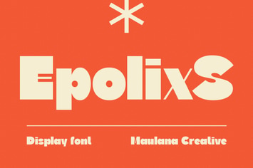 Epolixs Display Font