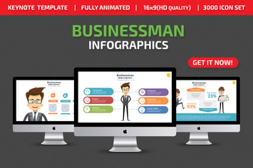 Businessman Keynote Presentation