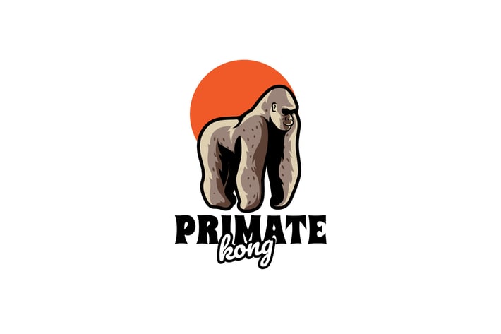 Primate Kong - Mascot & Esport Logo