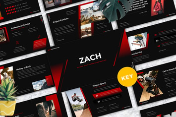 Zach - Extreme Sport Keynote Templates