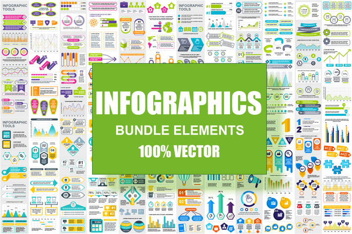 Infographic Elements Template Info Graphics