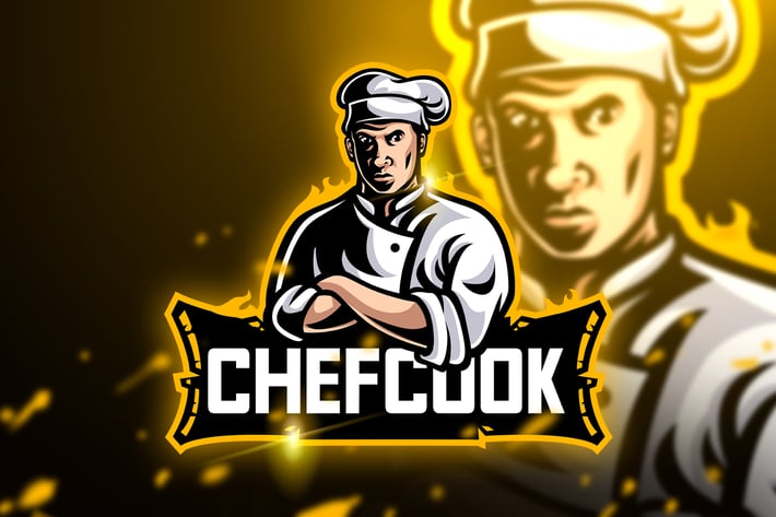 Chefcook - Mascot & Esport Logo