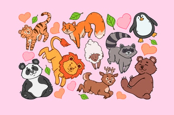 Animal Variety Clipart