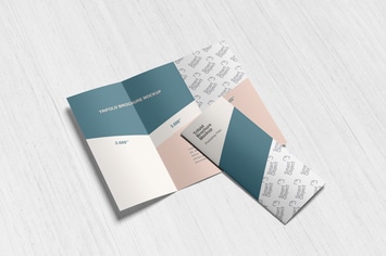 Trifold Brochure Mockups