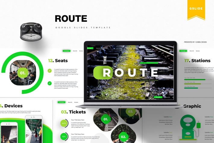 Route | Google Slides Template