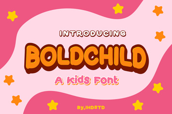 Boldchild Kids Typeface
