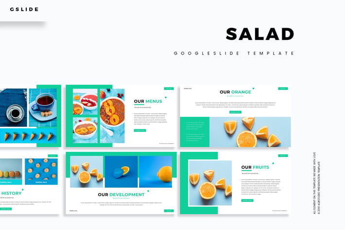 Salad - Google Slides Template