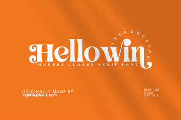 Hellowin - A Modern Classy Serif Font