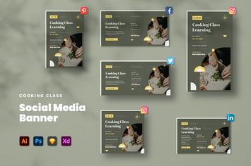 Cooking Class Social Media Banner