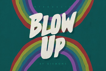 Blow Up Typeface