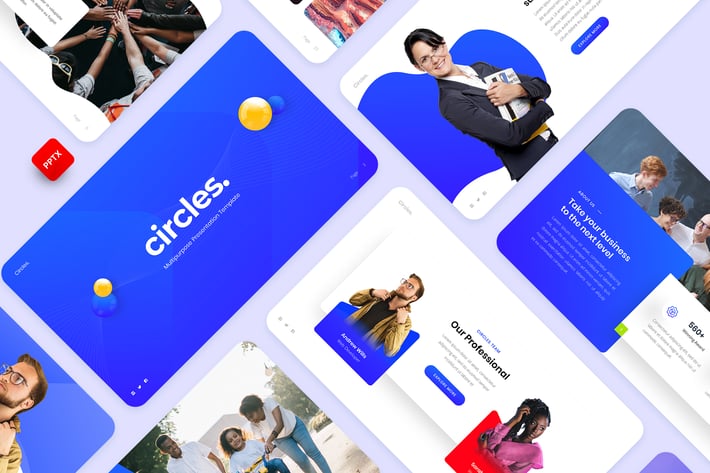 Circles - Business PowerPoint Template