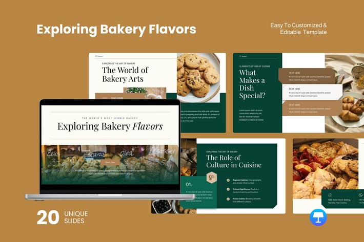 Exploring Bakery Flavors - Keynote Template