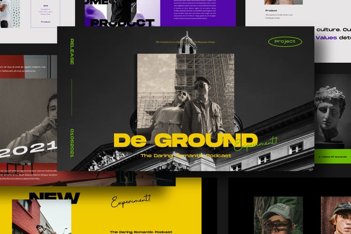 D Ground Powerpoint Template
