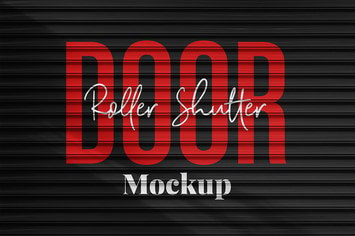 Roller Shutter Mockup