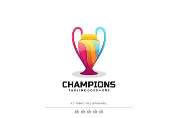 Champion Gradient Colorful Logo