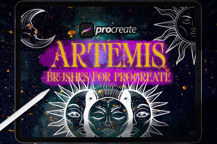 Dans Artemis Brush Stamp Procreate