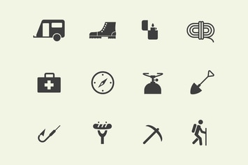 12 Adventure Icons