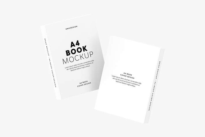 A4 Book Mockup