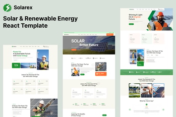 Solarex - Solar & Renewable Energy React Template