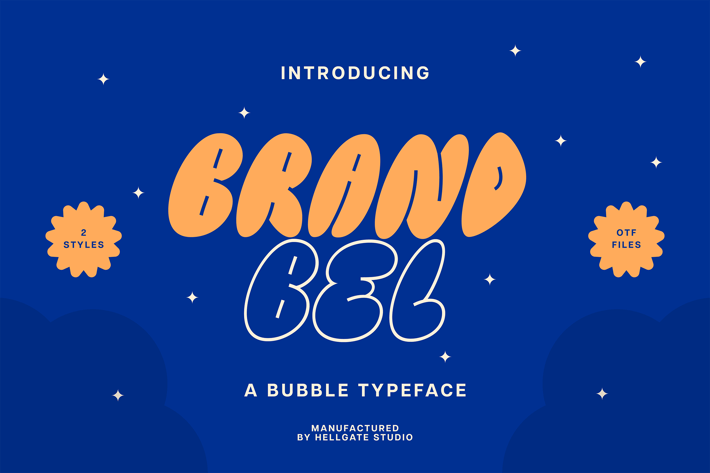Brandbel Bubble Typeface