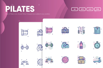 Pilates Icon Pack