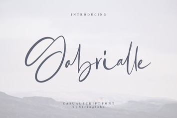 Gabrialle - Casual Script Font