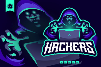Hacker Mascot Logo Template