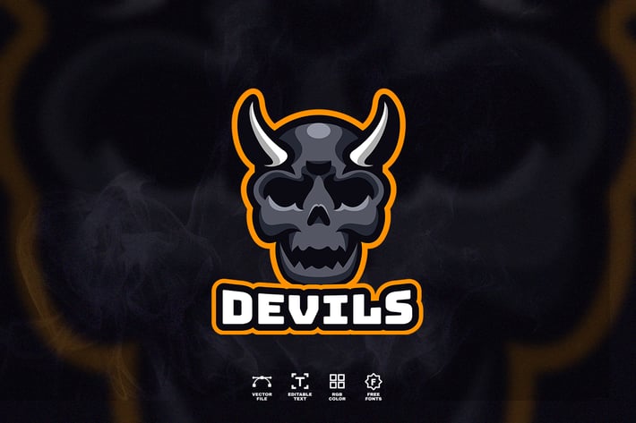 Devil E-Sport Logo Design