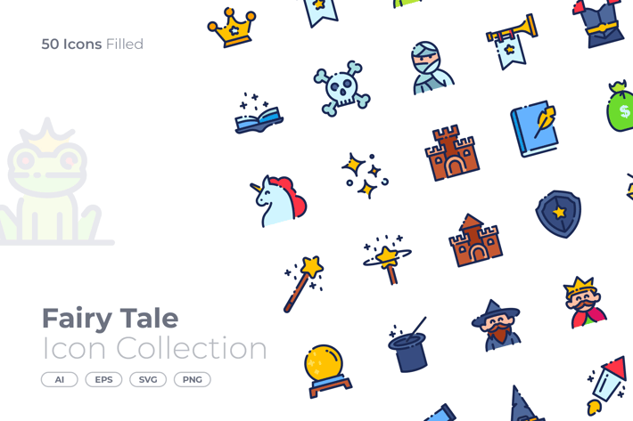 Fairy Tale Filled Icon