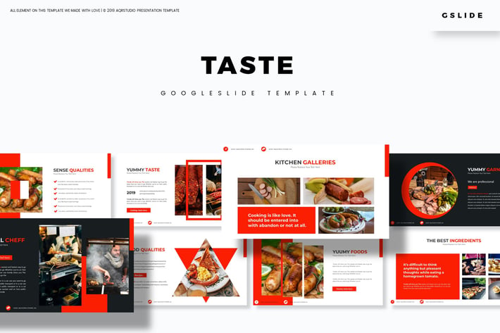 Taste - Google Slides Template