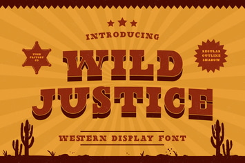 Wild Justice – Western Display Font