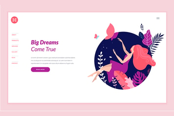 Beauty Web Page Design Template