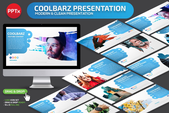 Coolbarz Powerpoint Presentation Template
