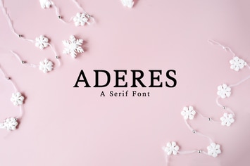 Aderes Serif Font Family Pack