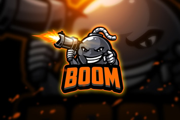 Boom 2 - Mascot & Esport Logo