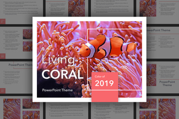 Living Coral PowerPoint Theme