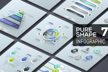 Pure Shape Infographic. Part 7