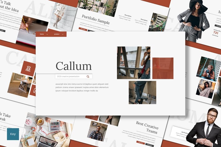 Callum - Creative Keynote Template
