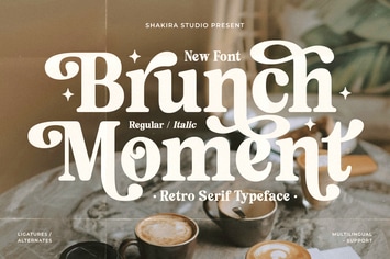 Brunch Moment - Retro Serif