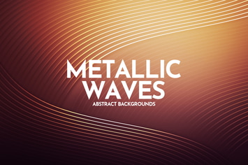 Metallic Linear Waves Background
