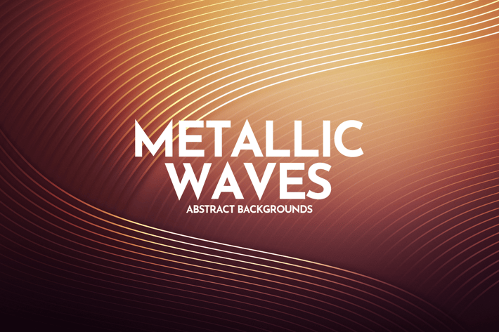 Metallic Linear Waves Background