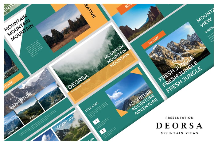 Deorsa Mountain View - Nature PowerPoint Template
