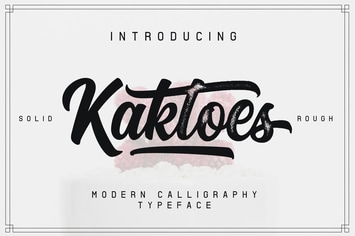 Kaktoes Script Font