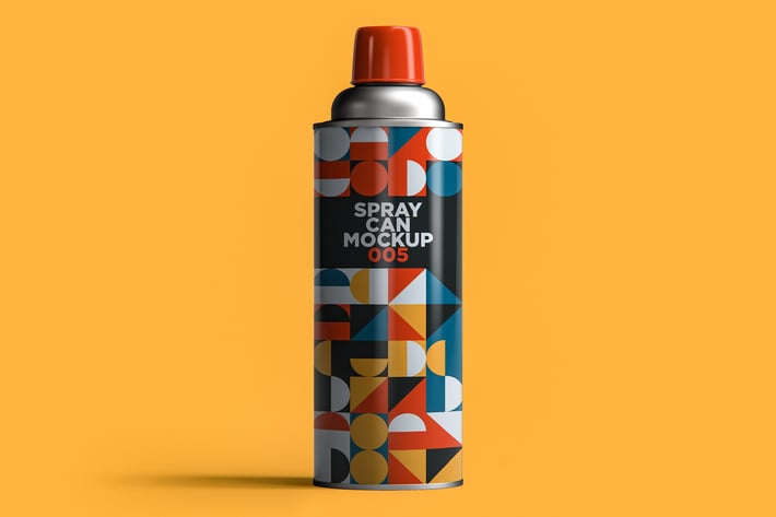 Spray Can Mockup 005