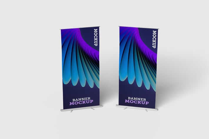 Roll Up Banner Mockups