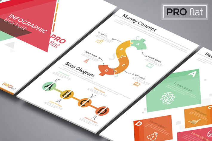 Pro Flat Infographic Brochure 10