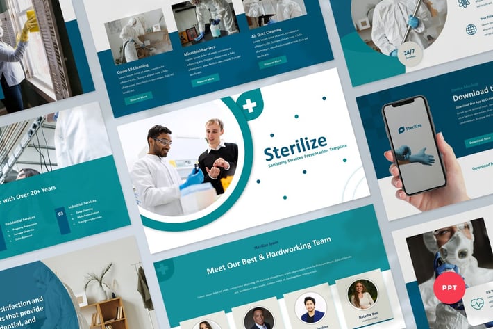 Sanitizing Services Presentation Template