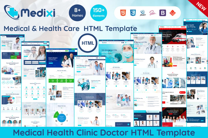 Medixi - Health Doctor Clinic & Medical Care HTML 