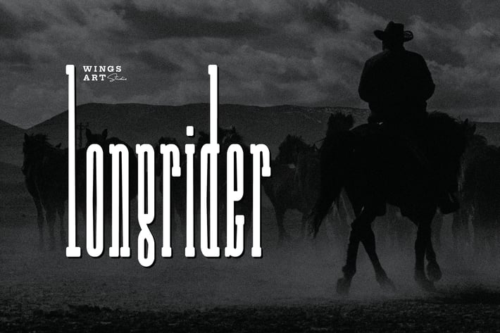 Long Rider - The Cowboy Font