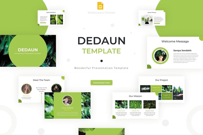 Dedaun - Google Slides Template